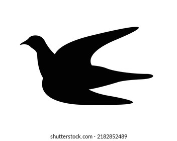 Bird in flight icon, vector illustration