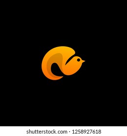 Bird Fly Animal Creative Abstract Media Business Modern Logo