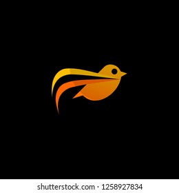 Bird Fly Animal Creative Abstract Media Business Modern Logo