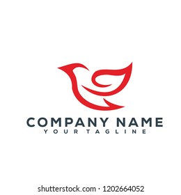 Bird Fly Creative Logo Modern Simple Vector Editable Template Luxury