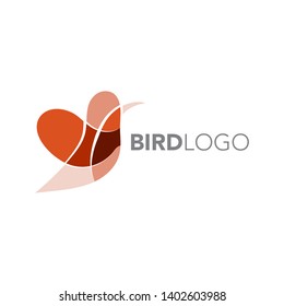 Bird Fly Creative Logo Modern Simple Vector Editable Template Luxury