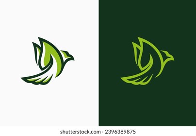 Vogel Fliege elegante Taubenflügel einfache Vektorgrafik-Design