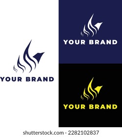 Bird Fly logo Eagle logo Fly signal Design graphic