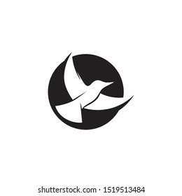 Bird fly  Logo Template vector illustration design