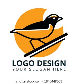 Bird Fly Modern Logo Design 