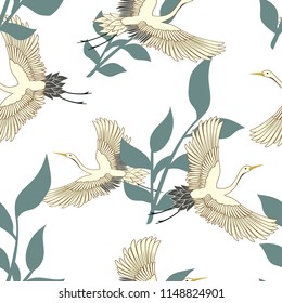 Bird Fly Seamless Wallpaper