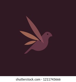 Bird Fly Silhouette Animal Creative Business Logo