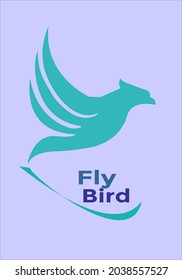  Bird Fly In The Sky Logo