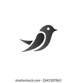Bird fly vector graphic image