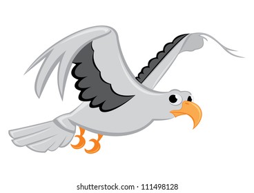 Bird flying