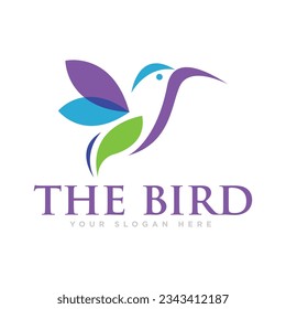 The Bird Flying Logo Design Illustration