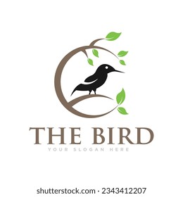 The Bird Flying Logo Design Illustration