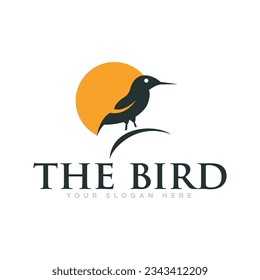 The Bird Flying Logo Design Illustration