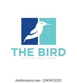 The Bird Flying Logo Design Illustration