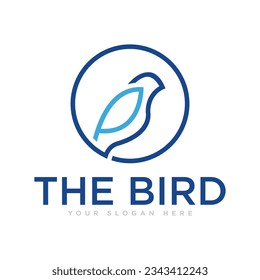 The Bird Flying Logo Design Illustration