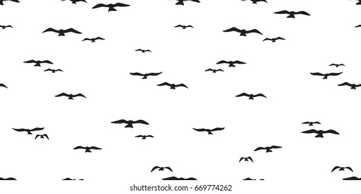 bird flying swallow icon Seamless Pattern wallpaper background