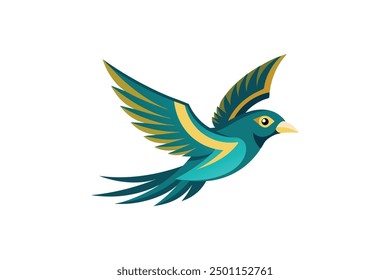 Bird, Flying bird Vector art illustration 