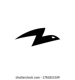 Bird flying vector. Bird logo concept.