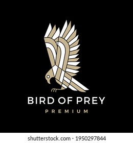 bird of frey logo vector icon illustration
