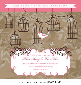 Bird in garden