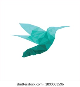 diseño del icono del logotipo del triángulo geométrico de las aves, triángulo de las aves