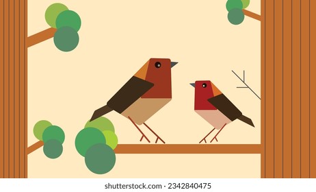 Bird Geometry Vector Good For Your Design Template