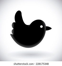 bird graphic design , vector illustration