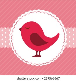 bird graphic design , vector illustration