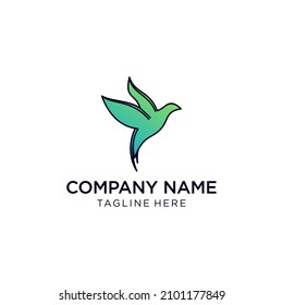 bird graphic vector illustration logo