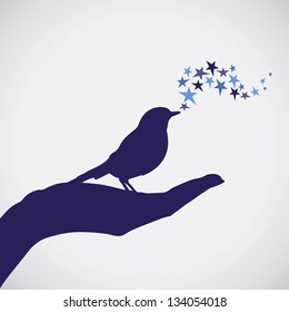 Bird in hand.