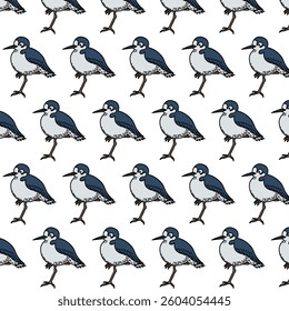 bird hand drawing pattern design 