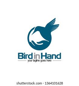 bird in hand logo design