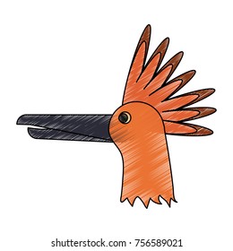 Bird head cartoon