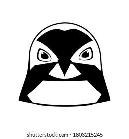 bird head icon design on white background. Wild animal
