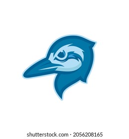 bird head mascot logo for sport team or gaming