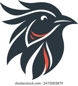 Bird head silhouette vector art illustrator