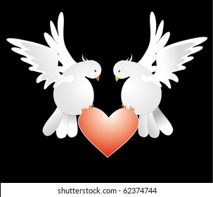 bird and heart