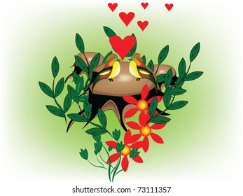 bird with heart