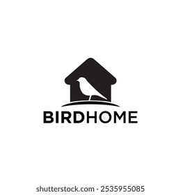 Bird Home Vector Design Logo illustration