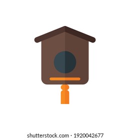Bird House, Bird Farm, Bird Nest Flat Icon Logo Illustration Vector Isolated. Spring and Season Icon-Set. Suitable for Web Design, Logo, App, and UI.
