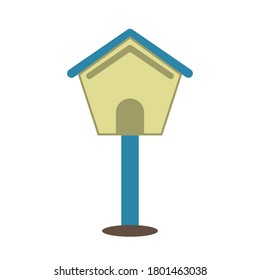 bird house icon design. vector illustration