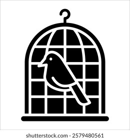 Bird House Icon Element For Design