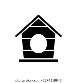 bird house icon vector design template in white background