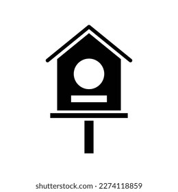 bird house icon vector design template in white background