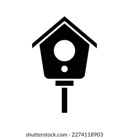 bird house icon vector design template in white background