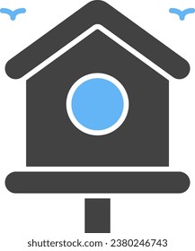 Bird House icon vector image. Suitable for mobile application web application and print media.