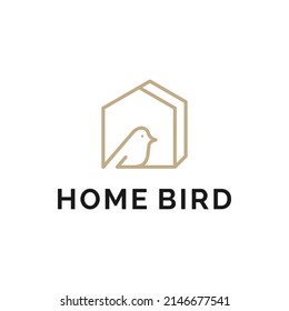 Bird House Logo Design Inspiration