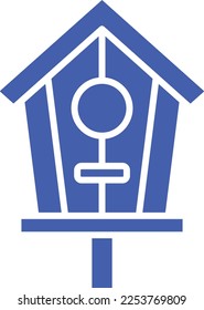 Bird House vector icon. Can be used for printing, mobile and web applications.