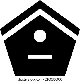 Bird house vectorial illustration icon 