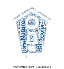 bird house word cloud. tag cloud about bird house.